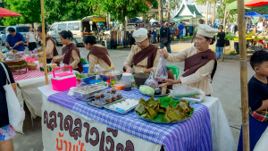 มรภ.เทพสตรี ร่วมกับเทศบาลตำบลป่าตาล และภาคีเครือข่าย จัดตลาดลาวเวียงบ้านป่าตาล 