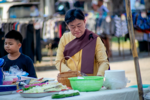 มรภ.เทพสตรี ร่วมกับเทศบาลตำบลป่าตาล และภาคีเครือข่าย จัดตลาดลาวเวียงบ้านป่าตาล 