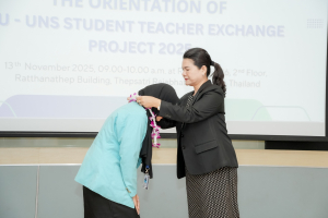 มรภ.เทพสตรี โดยศูนย์ภาษา จัดปฐมนิเทศนักศึกษาโครงการแลกเปลี่ยนนักศึกษาฝึกประสบการณ์การสอนจาก UNS
