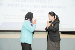 มรภ.เทพสตรี โดยศูนย์ภาษา จัดปฐมนิเทศนักศึกษาโครงการแลกเปลี่ยนนักศึกษาฝึกประสบการณ์การสอนจาก UNS