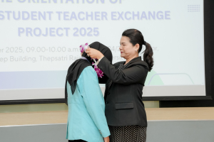 มรภ.เทพสตรี โดยศูนย์ภาษา จัดปฐมนิเทศนักศึกษาโครงการแลกเปลี่ยนนักศึกษาฝึกประสบการณ์การสอนจาก UNS