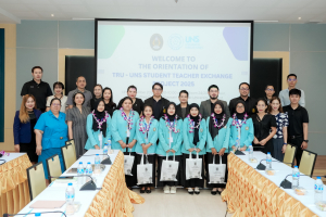 มรภ.เทพสตรี โดยศูนย์ภาษา จัดปฐมนิเทศนักศึกษาโครงการแลกเปลี่ยนนักศึกษาฝึกประสบการณ์การสอนจาก UNS