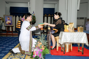 นายกสภาและอธิการบดี มรภ. 38 แห่ง ทูลเกล้าฯ ถวายปริญญาดุษฎีบัณฑิตกิตติมศักดิ์ แด่ สมเด็จพระเจ้าลูกเธอ เจ้าฟ้าสิริวัณณวรี นารีรัตนราชกัญญา