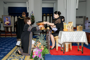 นายกสภาและอธิการบดี มรภ. 38 แห่ง ทูลเกล้าฯ ถวายปริญญาดุษฎีบัณฑิตกิตติมศักดิ์ แด่ สมเด็จพระเจ้าลูกเธอ เจ้าฟ้าสิริวัณณวรี นารีรัตนราชกัญญา