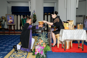 นายกสภาและอธิการบดี มรภ. 38 แห่ง ทูลเกล้าฯ ถวายปริญญาดุษฎีบัณฑิตกิตติมศักดิ์ แด่ สมเด็จพระเจ้าลูกเธอ เจ้าฟ้าสิริวัณณวรี นารีรัตนราชกัญญา