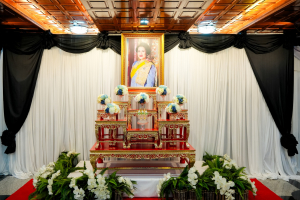 มรภ.เทพสตรี ประกอบพิธีสวดพระอภิธรรมอุทิศถวายพระราชกุศลแด่ สมเด็จพระนางเจ้าสิริกิติ์ พระบรมราชินีนาถ พระบรมราชชนนีพันปีหลวง