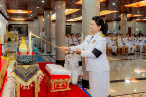 มรภ.เทพสตรี ประกอบพิธีสวดพระอภิธรรมอุทิศถวายพระราชกุศลแด่ สมเด็จพระนางเจ้าสิริกิติ์ พระบรมราชินีนาถ พระบรมราชชนนีพันปีหลวง