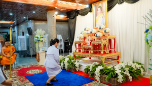 มรภ.เทพสตรี ประกอบพิธีสวดพระอภิธรรมอุทิศถวายพระราชกุศลแด่ สมเด็จพระนางเจ้าสิริกิติ์ พระบรมราชินีนาถ พระบรมราชชนนีพันปีหลวง