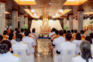 มรภ.เทพสตรี ประกอบพิธีสวดพระอภิธรรมอุทิศถวายพระราชกุศลแด่ สมเด็จพระนางเจ้าสิริกิติ์ พระบรมราชินีนาถ พระบรมราชชนนีพันปีหลวง