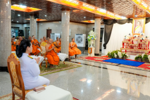 มรภ.เทพสตรี ประกอบพิธีสวดพระอภิธรรมอุทิศถวายพระราชกุศลแด่ สมเด็จพระนางเจ้าสิริกิติ์ พระบรมราชินีนาถ พระบรมราชชนนีพันปีหลวง