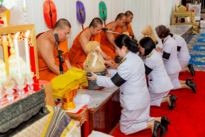 มรภ.เทพสตรี ประกอบพิธีสวดพระอภิธรรมอุทิศถวายพระราชกุศลแด่ สมเด็จพระนางเจ้าสิริกิติ์ พระบรมราชินีนาถ พระบรมราชชนนีพันปีหลวง