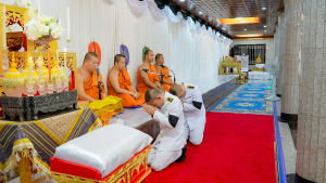 มรภ.เทพสตรี ประกอบพิธีสวดพระอภิธรรมอุทิศถวายพระราชกุศลแด่ สมเด็จพระนางเจ้าสิริกิติ์ พระบรมราชินีนาถ พระบรมราชชนนีพันปีหลวง