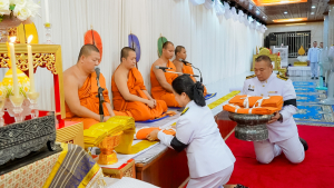 มรภ.เทพสตรี ประกอบพิธีสวดพระอภิธรรมอุทิศถวายพระราชกุศลแด่ สมเด็จพระนางเจ้าสิริกิติ์ พระบรมราชินีนาถ พระบรมราชชนนีพันปีหลวง