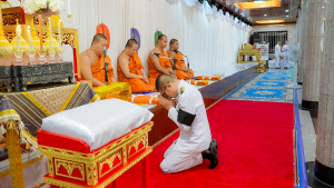 มรภ.เทพสตรี ประกอบพิธีสวดพระอภิธรรมอุทิศถวายพระราชกุศลแด่ สมเด็จพระนางเจ้าสิริกิติ์ พระบรมราชินีนาถ พระบรมราชชนนีพันปีหลวง