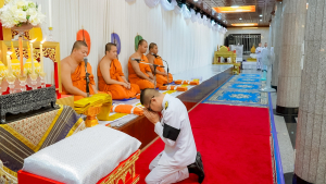 มรภ.เทพสตรี ประกอบพิธีสวดพระอภิธรรมอุทิศถวายพระราชกุศลแด่ สมเด็จพระนางเจ้าสิริกิติ์ พระบรมราชินีนาถ พระบรมราชชนนีพันปีหลวง