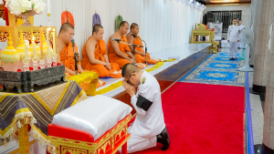 มรภ.เทพสตรี ประกอบพิธีสวดพระอภิธรรมอุทิศถวายพระราชกุศลแด่ สมเด็จพระนางเจ้าสิริกิติ์ พระบรมราชินีนาถ พระบรมราชชนนีพันปีหลวง