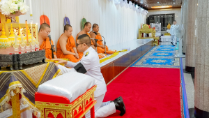 มรภ.เทพสตรี ประกอบพิธีสวดพระอภิธรรมอุทิศถวายพระราชกุศลแด่ สมเด็จพระนางเจ้าสิริกิติ์ พระบรมราชินีนาถ พระบรมราชชนนีพันปีหลวง