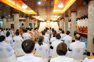 มรภ.เทพสตรี ประกอบพิธีสวดพระอภิธรรมอุทิศถวายพระราชกุศลแด่ สมเด็จพระนางเจ้าสิริกิติ์ พระบรมราชินีนาถ พระบรมราชชนนีพันปีหลวง
