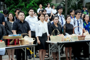 มรภ.เทพสตรี จัดพิธีทำบุญตักบาตรอุทิศถวายพระราชกุศลแด่ สมเด็จพระนางเจ้าสิริกิติ์ พระบรมราชินีนาถ พระบรมราชชนนีพันปีหลวง