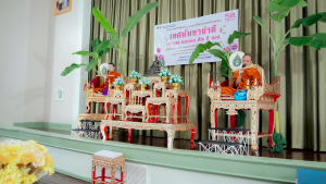 คณะมนุษยศาสตร์ฯ ร่วมกับ ชมรมศิษย์เก่าคณะมนุษยศาสตร์ฯ จัดเทศน์มหาชาติ มหากุศล ครบรอบ 50 ปี มนส. เพื่อจัดสรรเป็นทุนการศึกษาและสนับสนุนกิจกรรมพัฒนานักศึกษา