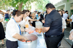 คณะมนุษยศาสตร์ฯ ร่วมกับ ชมรมศิษย์เก่าคณะมนุษยศาสตร์ฯ จัดเทศน์มหาชาติ มหากุศล ครบรอบ 50 ปี มนส. เพื่อจัดสรรเป็นทุนการศึกษาและสนับสนุนกิจกรรมพัฒนานักศึกษา