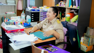 งานสื่อสารองค์กร มรภ.เทพสตรี เดินหน้ากิจกรรม “เคาะประตูโรงเรียน” ประชาสัมพันธ์งานมหาวิทยาลัยและการรับสมัครนักศึกษารอบปัจจุบัน ในเขตพื้นที่รับผิดชอบ