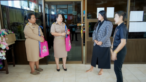 งานสื่อสารองค์กร มรภ.เทพสตรี เดินหน้ากิจกรรม “เคาะประตูโรงเรียน” ประชาสัมพันธ์งานมหาวิทยาลัยและการรับสมัครนักศึกษารอบปัจจุบัน ในเขตพื้นที่รับผิดชอบ