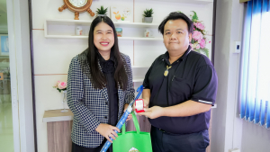 งานสื่อสารองค์กร มรภ.เทพสตรี เดินหน้ากิจกรรม “เคาะประตูโรงเรียน” ประชาสัมพันธ์งานมหาวิทยาลัยและการรับสมัครนักศึกษารอบปัจจุบัน ในเขตพื้นที่รับผิดชอบ