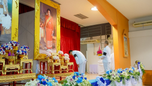 มรภ.เทพสตรี ร่วมพิธีเนื่องในกิจกรรมเฉลิมพระเกียรติ พระบาทสมเด็จพระมงกุฎเกล้าเจ้าอยู่หัว ในโอกาสวันคล้ายวันสวรรคต ครบ 100 ปี และงานเฉลิมพระเกียรติ สมเด็จพระเจ้าภคินีเธอ เจ้าฟ้าเพชรรัตนราชสุดา สิริโสภาพัณณวดี ในโอกาสวันคล้ายวันประสูติ ครบ 100 ปี