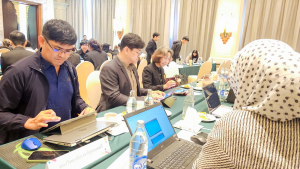 มรภ.เทพสตรี ร่วมการอบรมการวิเคราะห์การประเมินผลลัพธ์ทางสังคม และผลตอบแทนทางสังคม มรภ.กลุ่มภาคกลางฯ