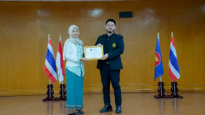 มรภ.เทพสตรี โดยศูนย์ภาษา จัดกิจกรรมนำเสนอผลการฝึกประสบการณ์การสอนของนักศึกษาจาก UNS ประเทศอินโดนีเซีย