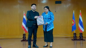 มรภ.เทพสตรี โดยศูนย์ภาษา จัดกิจกรรมนำเสนอผลการฝึกประสบการณ์การสอนของนักศึกษาจาก UNS ประเทศอินโดนีเซีย