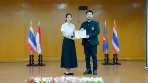 มรภ.เทพสตรี โดยศูนย์ภาษา จัดกิจกรรมนำเสนอผลการฝึกประสบการณ์การสอนของนักศึกษาจาก UNS ประเทศอินโดนีเซีย