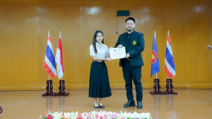 มรภ.เทพสตรี โดยศูนย์ภาษา จัดกิจกรรมนำเสนอผลการฝึกประสบการณ์การสอนของนักศึกษาจาก UNS ประเทศอินโดนีเซีย