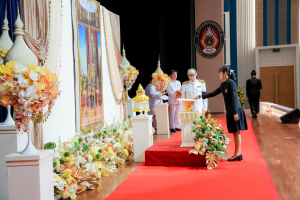 มรภ.เทพสตรี จัดพิธีรับพระราชทานเครื่องราชอิสริยาภรณ์ (ชั้นสายสะพาย) ประจำปี พ.ศ. 2567 เพื่อยกย่องบุคลากรผู้สร้างคุณประโยชน์แก่ราชการ