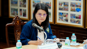 อธิการบดี มรภ.เทพสตรี และคณะ ร่วมการประชุมกองทุนการศึกษา เพื่อน้องสองราชภัฏ มรภ.เทพสตรี-มรภ.อุตรดิตถ์ 