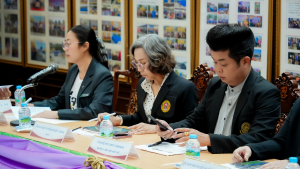 อธิการบดี มรภ.เทพสตรี และคณะ ร่วมการประชุมกองทุนการศึกษา เพื่อน้องสองราชภัฏ มรภ.เทพสตรี-มรภ.อุตรดิตถ์ 