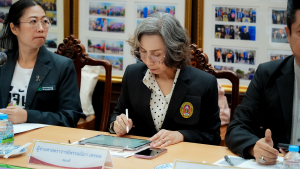 อธิการบดี มรภ.เทพสตรี และคณะ ร่วมการประชุมกองทุนการศึกษา เพื่อน้องสองราชภัฏ มรภ.เทพสตรี-มรภ.อุตรดิตถ์ 