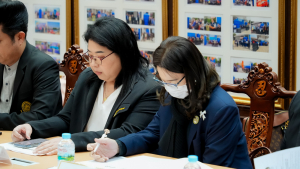 อธิการบดี มรภ.เทพสตรี และคณะ ร่วมการประชุมกองทุนการศึกษา เพื่อน้องสองราชภัฏ มรภ.เทพสตรี-มรภ.อุตรดิตถ์ 