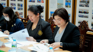 อธิการบดี มรภ.เทพสตรี และคณะ ร่วมการประชุมกองทุนการศึกษา เพื่อน้องสองราชภัฏ มรภ.เทพสตรี-มรภ.อุตรดิตถ์ 