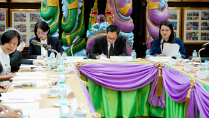 อธิการบดี มรภ.เทพสตรี และคณะ ร่วมการประชุมกองทุนการศึกษา เพื่อน้องสองราชภัฏ มรภ.เทพสตรี-มรภ.อุตรดิตถ์ 