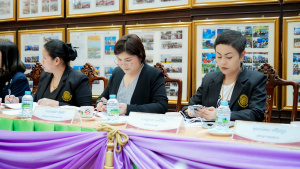 อธิการบดี มรภ.เทพสตรี และคณะ ร่วมการประชุมกองทุนการศึกษา เพื่อน้องสองราชภัฏ มรภ.เทพสตรี-มรภ.อุตรดิตถ์ 