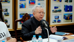 อธิการบดี มรภ.เทพสตรี และคณะ ร่วมการประชุมกองทุนการศึกษา เพื่อน้องสองราชภัฏ มรภ.เทพสตรี-มรภ.อุตรดิตถ์ 