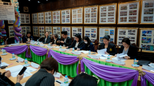 อธิการบดี มรภ.เทพสตรี และคณะ ร่วมการประชุมกองทุนการศึกษา เพื่อน้องสองราชภัฏ มรภ.เทพสตรี-มรภ.อุตรดิตถ์ 