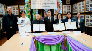 อธิการบดี มรภ.เทพสตรี และคณะ ร่วมการประชุมกองทุนการศึกษา เพื่อน้องสองราชภัฏ มรภ.เทพสตรี-มรภ.อุตรดิตถ์ 