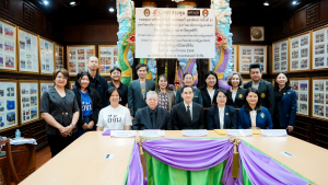 อธิการบดี มรภ.เทพสตรี และคณะ ร่วมการประชุมกองทุนการศึกษา เพื่อน้องสองราชภัฏ มรภ.เทพสตรี-มรภ.อุตรดิตถ์ 