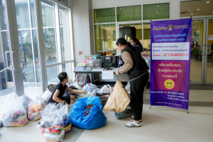 มรภ.เทพสตรี ระดมพลังทุกภาคส่วน ช่วยเหลือผู้ประสบภัยน้ำท่วมภาคใต้