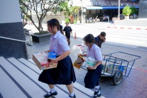 มรภ.เทพสตรี ระดมพลังทุกภาคส่วน ช่วยเหลือผู้ประสบภัยน้ำท่วมภาคใต้