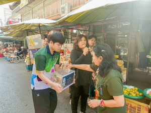 คณะวิทยาการจัดการ จัดกิจกรรมประชาสัมพันธ์และรับบริจาคเงินทำบุญในงานทำบุญเมืองลพบุรี ครั้งที่ 26 ประจำปี พ.ศ. 2568