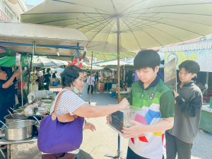 คณะวิทยาการจัดการ จัดกิจกรรมประชาสัมพันธ์และรับบริจาคเงินทำบุญในงานทำบุญเมืองลพบุรี ครั้งที่ 26 ประจำปี พ.ศ. 2568